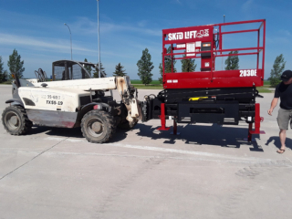 Terex Telehandler Lifting Skid-Lift with End Attach Terex Telehandler Lifting Skid-Lift with End Attach